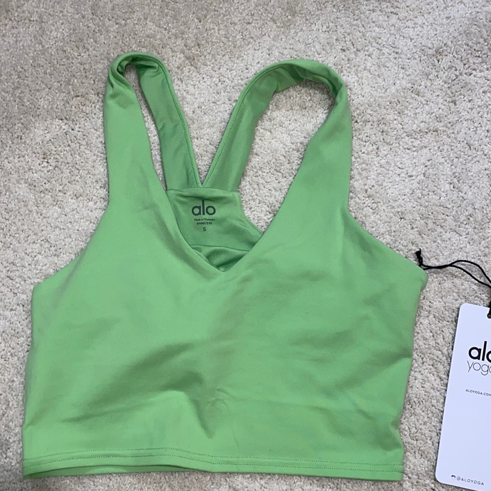 Alo airbrush real bra tank NWT (S)